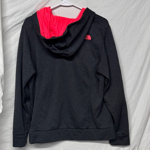 The North Face Black Hoodie with Pink Logo - Picture 6 of 9